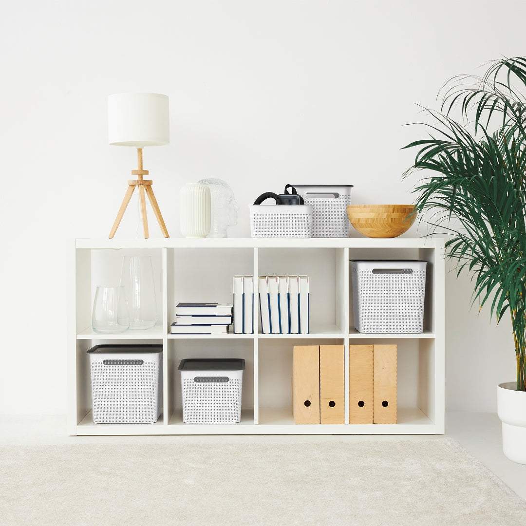 Canasto Plástico Blanco Rotho 4,5 Litros