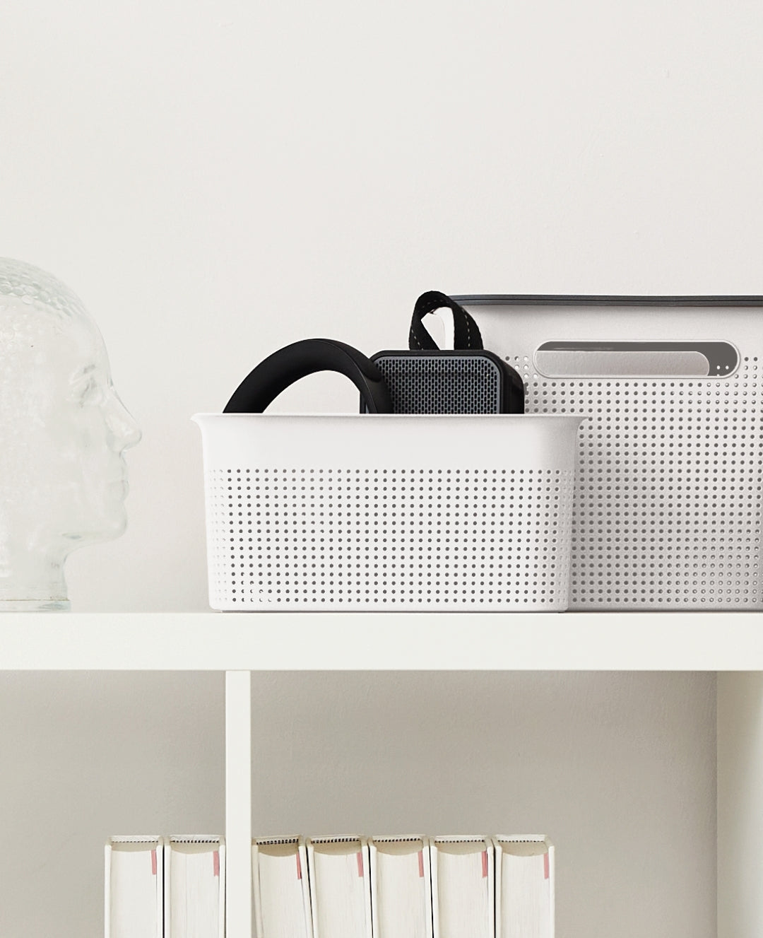 Canasto Plástico Blanco Rotho 4,5 Litros