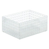 Canasto Organizador para Cajon. 28 x 21 cm. Transparente