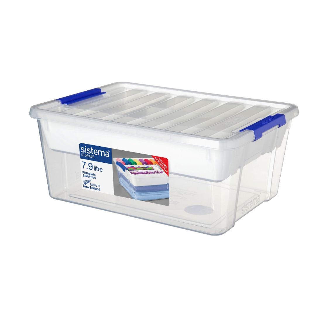 Caja Organizadora con bandeja 7,9 Lts