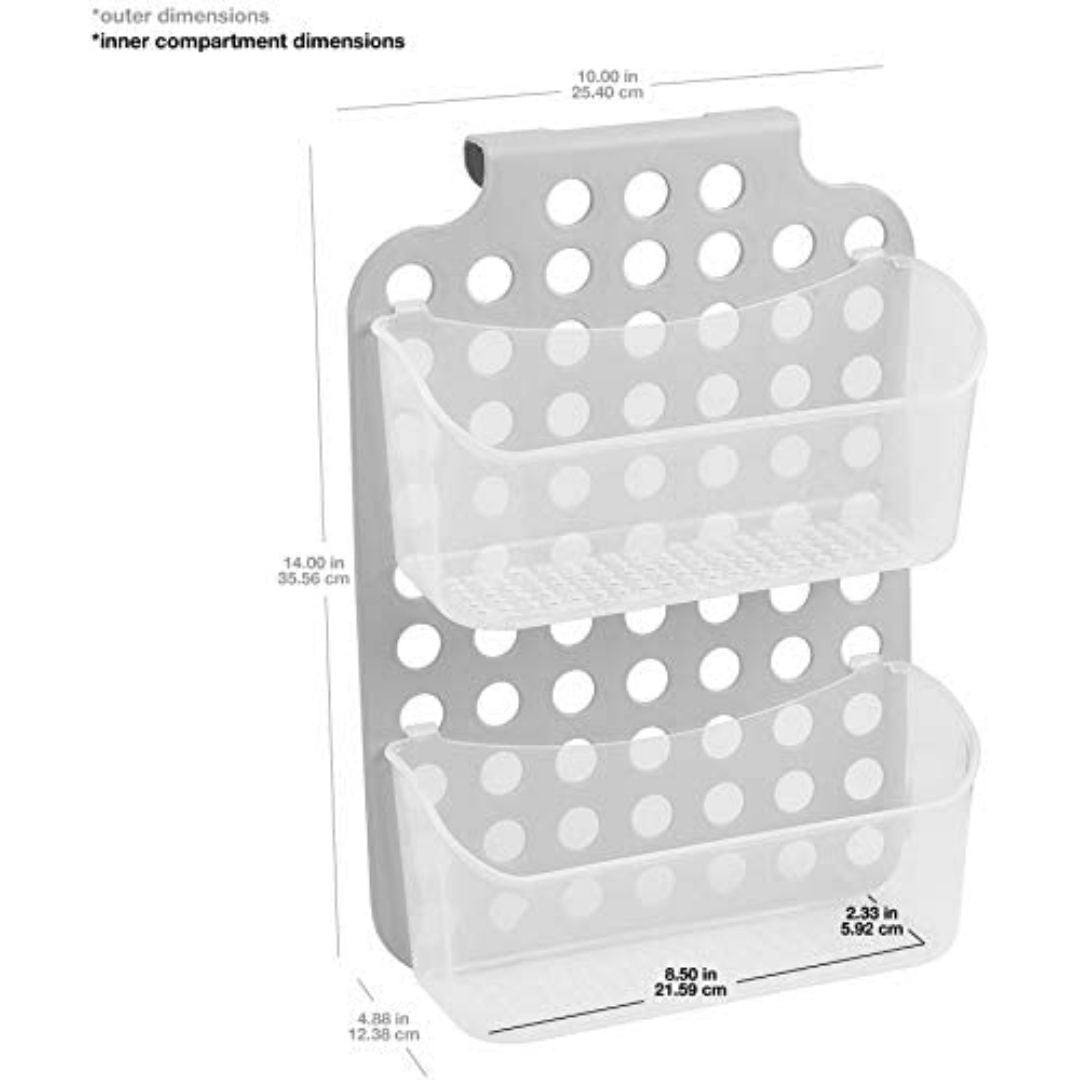 Organizador Colgante Madesmart de 2 Pisos 25 x 35 cm