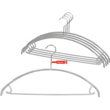 Set de 5 Colgadores Para Ropa Con Barra, 36 cm en forma de U