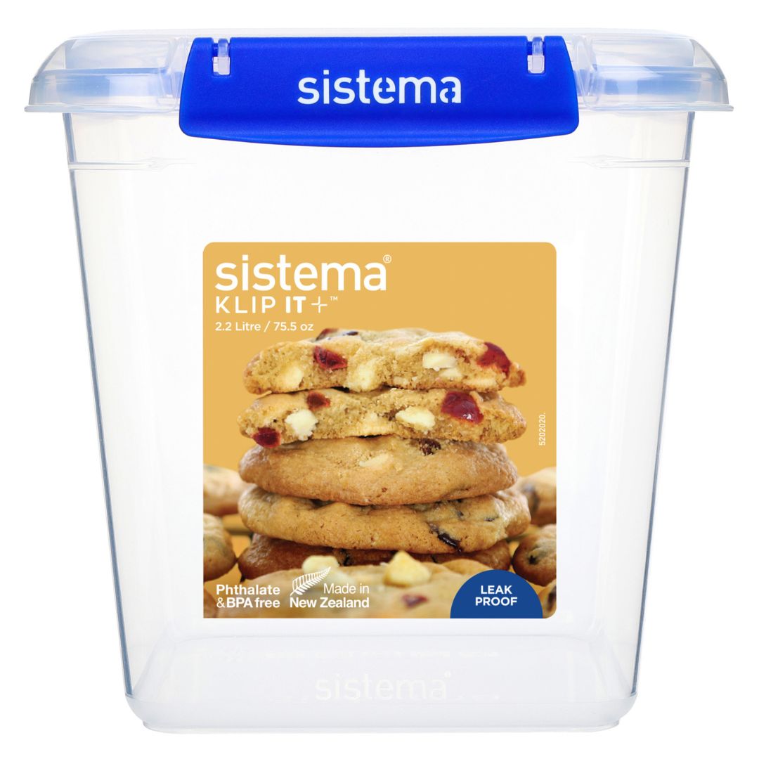 Contenedor cuadrado Klip It Plus 2,2 Lts