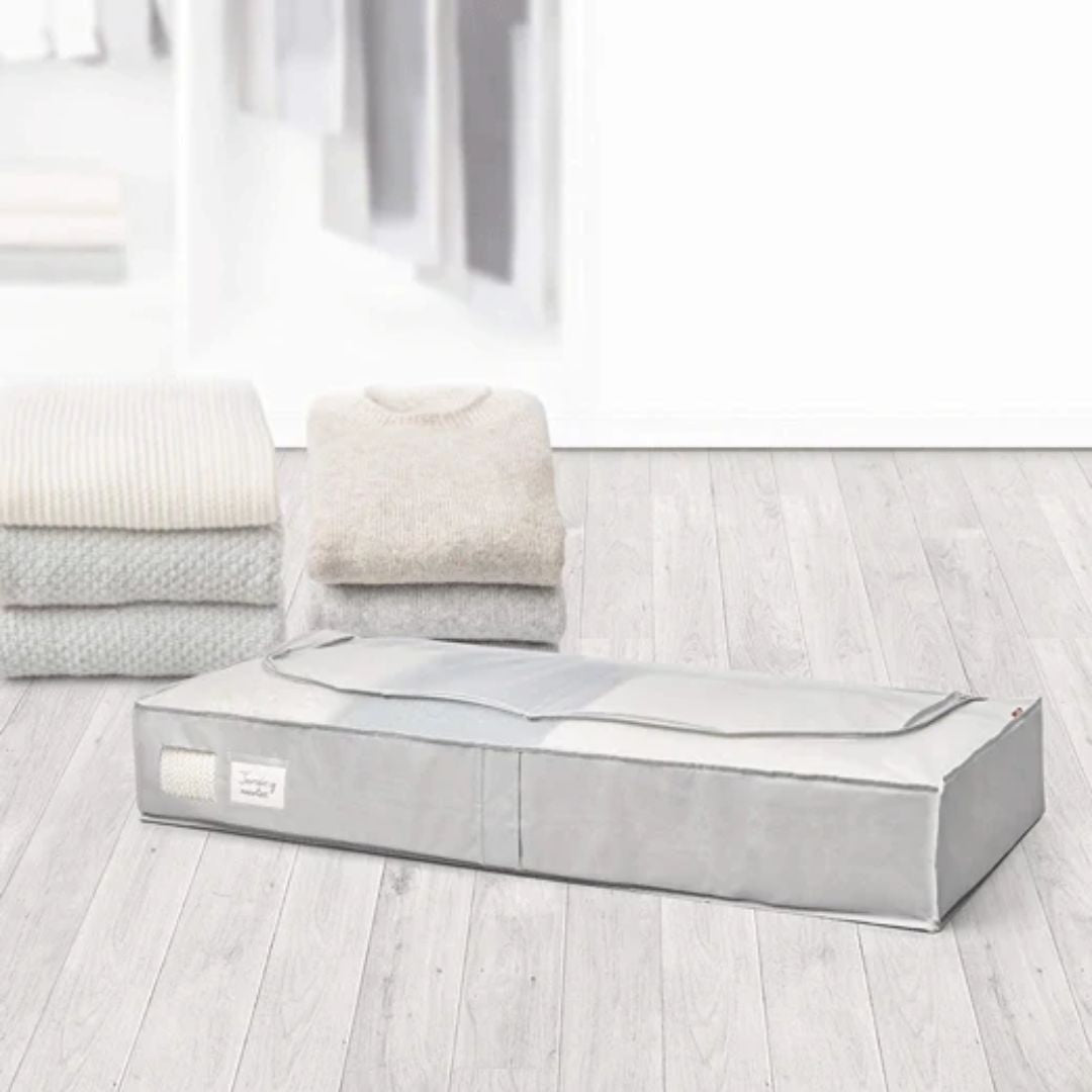 Funda para Mantas y Ropa Deluxe 45 x 103 cm Gris