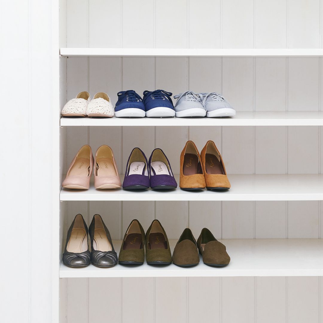 Set 2 Organizadores Delgados Para Zapatos