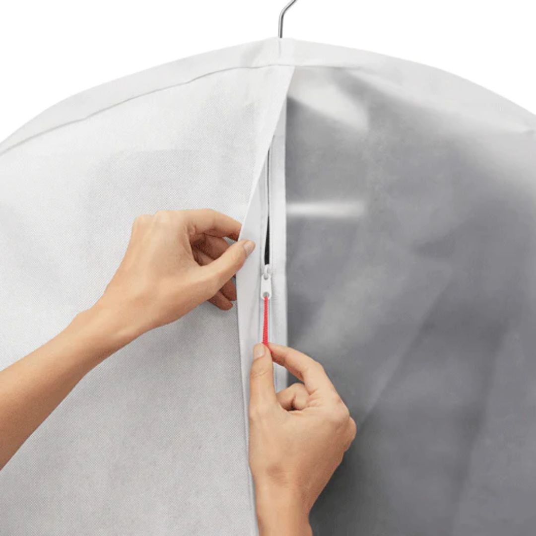 Funda para Ropa Talla L Transparente