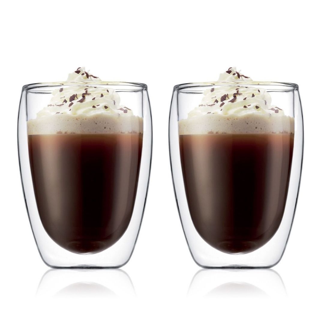 Taza Bodum de Borosilicato 350 ml Pack de 2