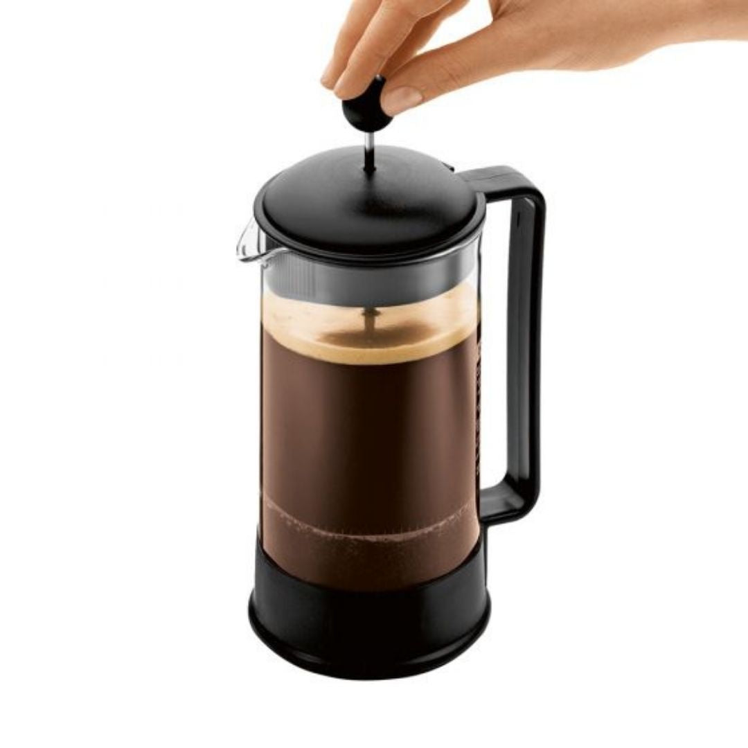 Cafetera Prensa Francesa Bodum de Vidrio 1 lt Negra