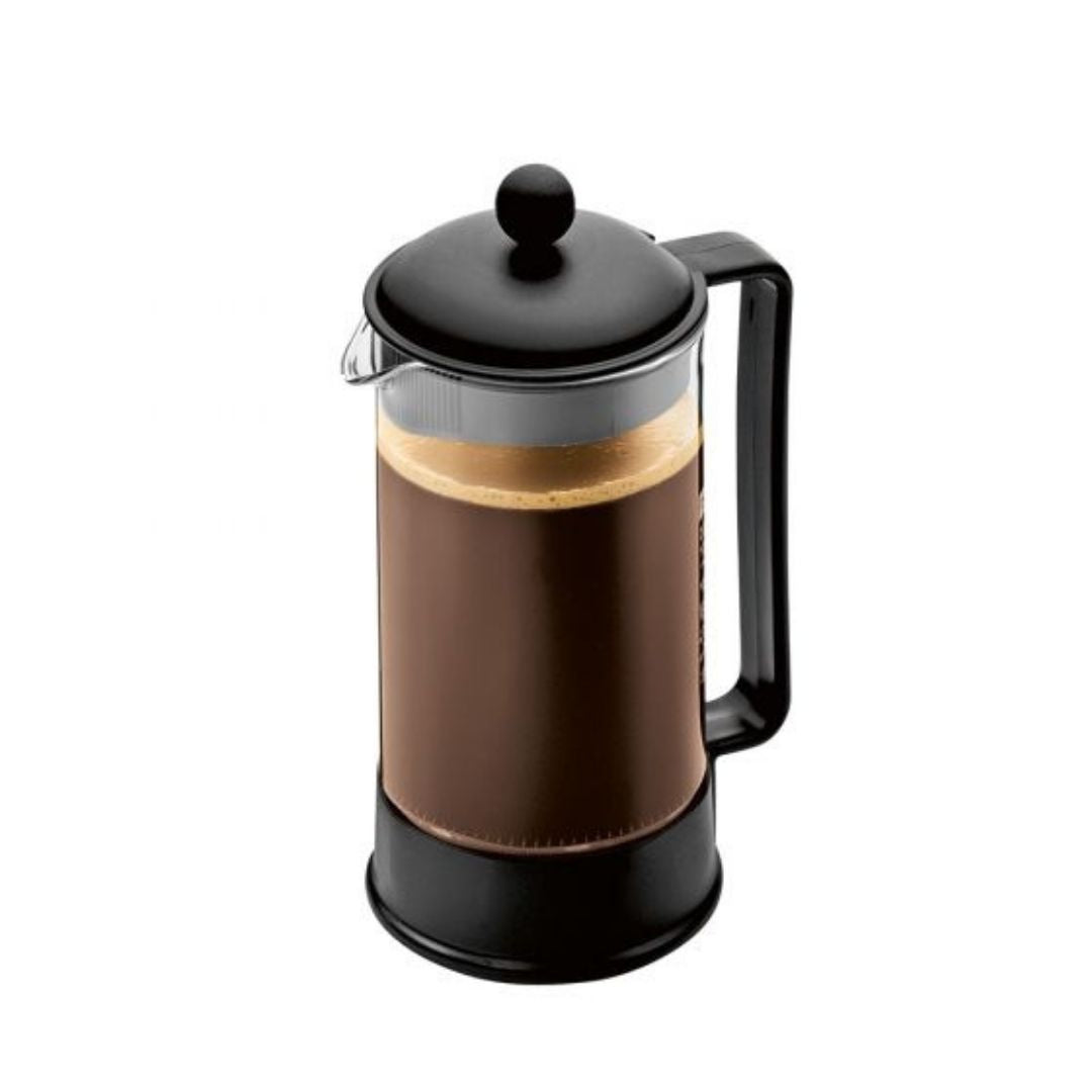 Cafetera Prensa Francesa Bodum de Vidrio 1 lt Negra