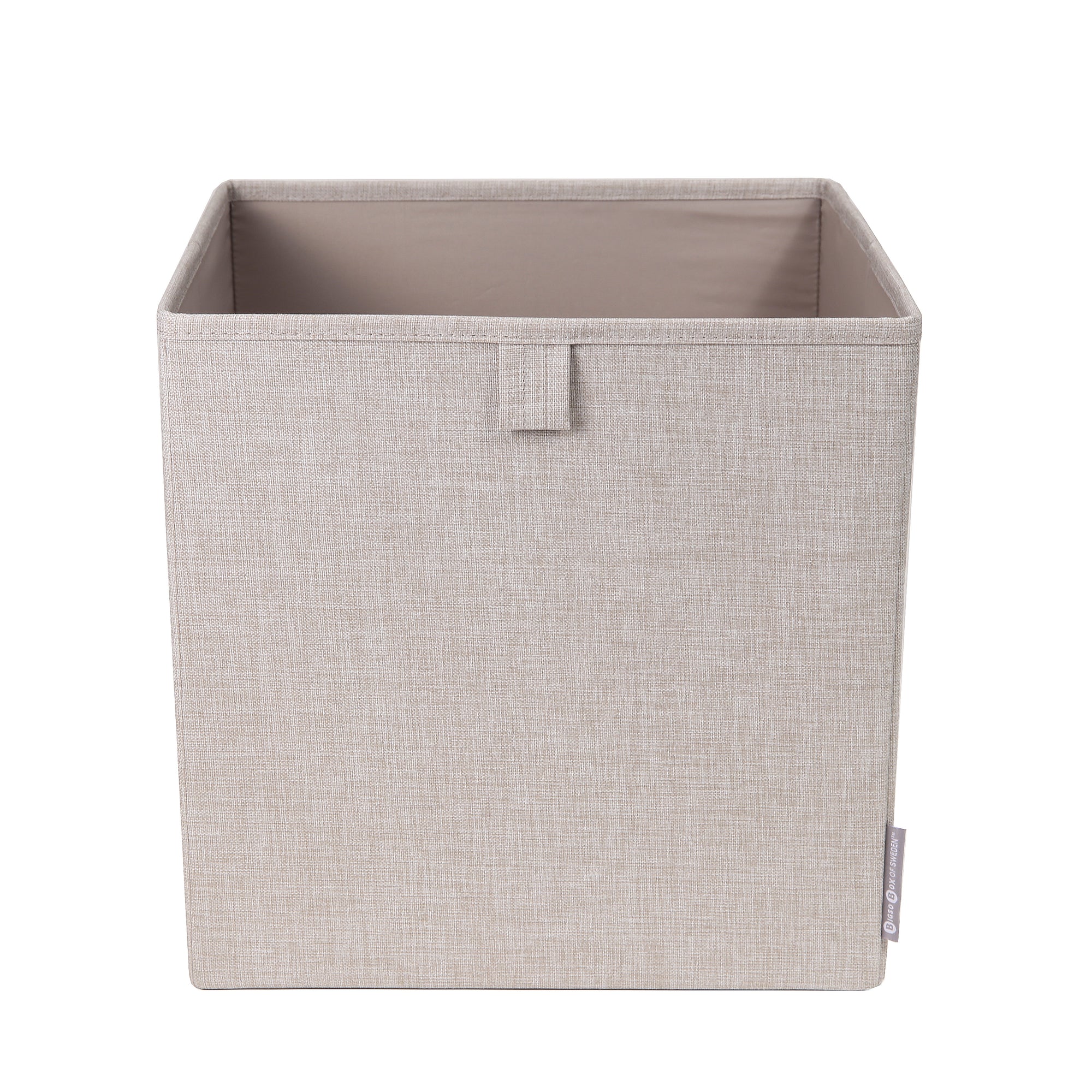 Organizador Bigso Box Cuadrado Multipropósito 31,5 x 31,5 cm Beige