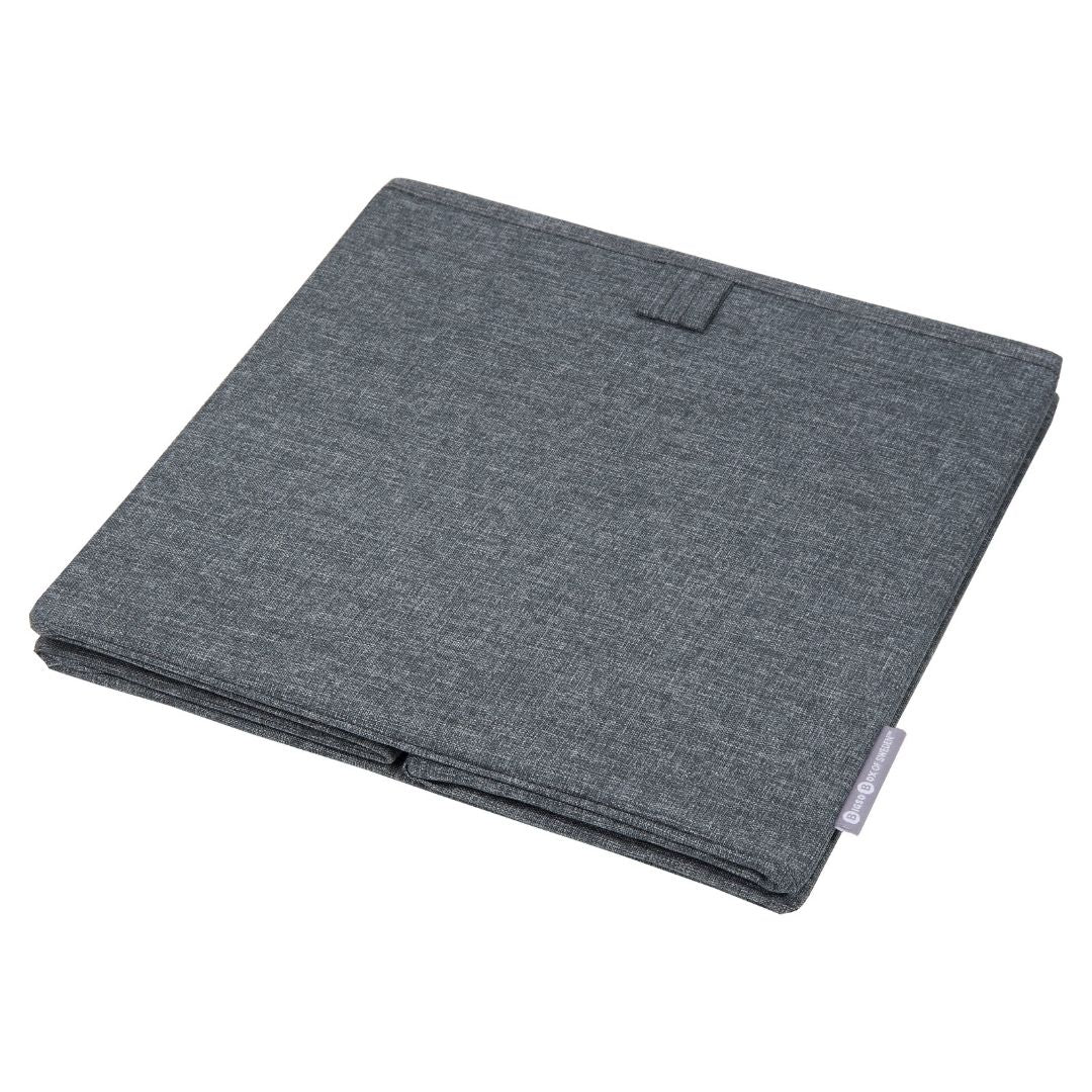 Organizador Bigso Box Cuadrado Multipropósito 31,5 x 31,5 cm Gris