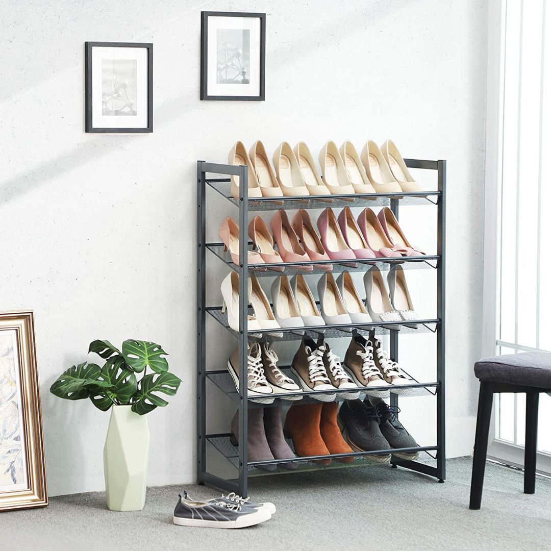 Zapatero / Estante Ajustable de 5 Niveles