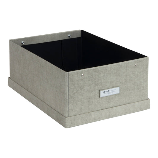 Caja Organizadora Multipropósito Bigso Box 29 x 39 cm Lino