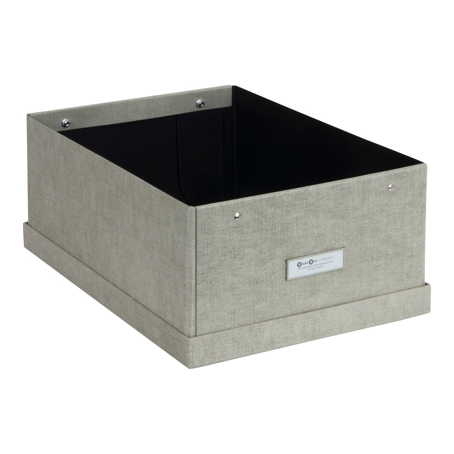 Caja Organizadora Multipropósito Bigso Box 29 x 39 cm Lino