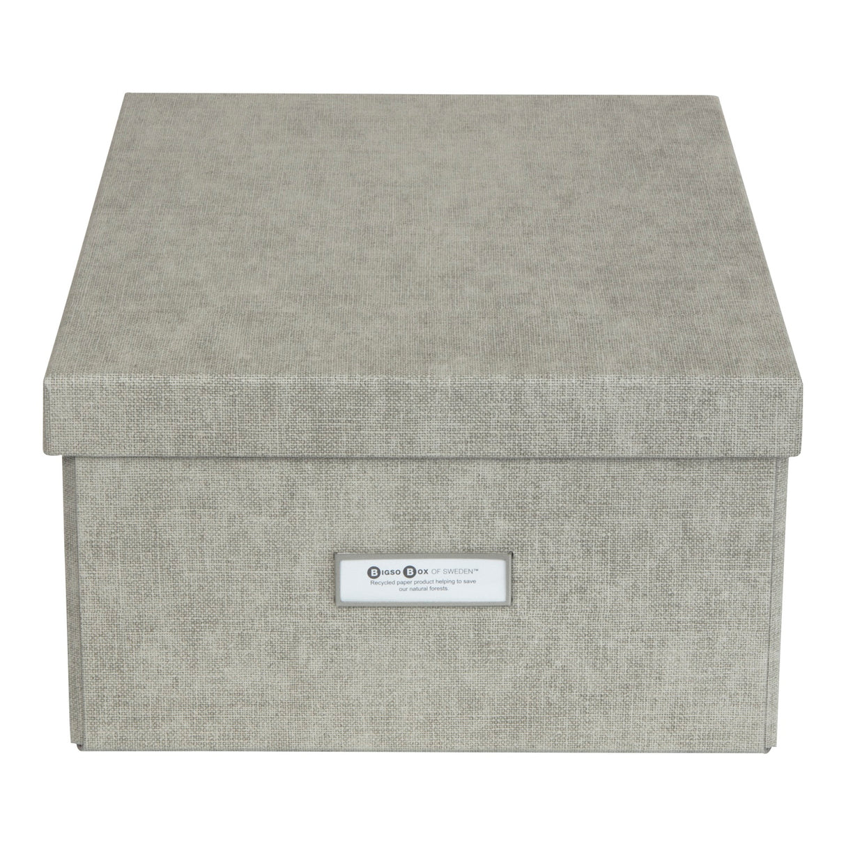 Caja Organizadora Bigso Box Karin 22 x 31 cm Lino
