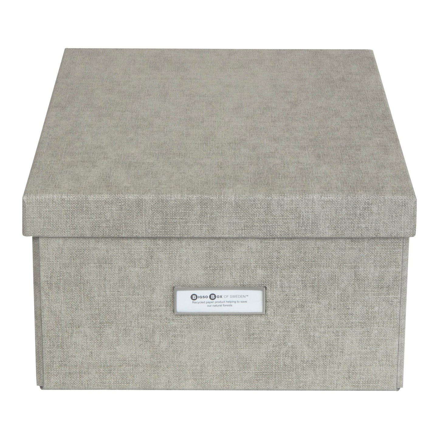 Caja Organizadora Bigso Box Karin 22 x 31 cm Lino