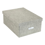 Caja Organizadora Bigso Box Karin 22 x 31 cm Lino