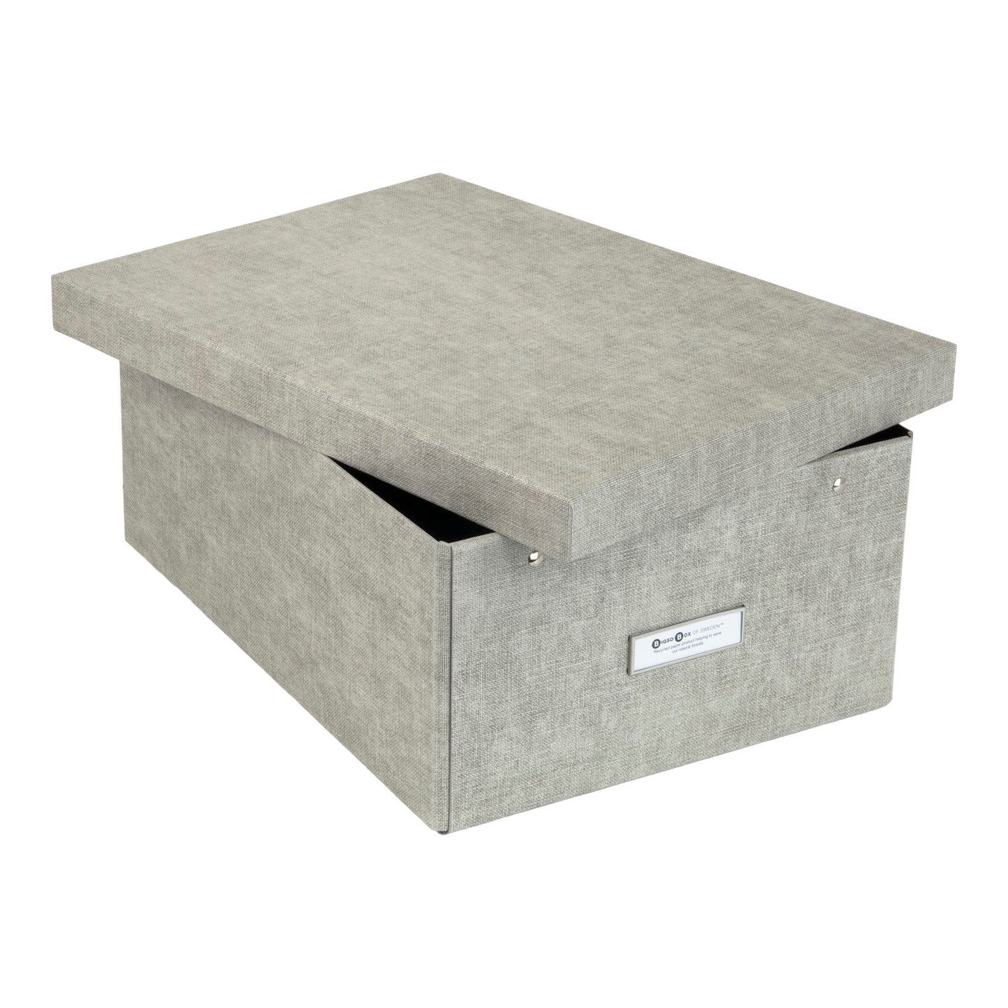 Caja Organizadora Bigso Box Karin 22 x 31 cm Lino