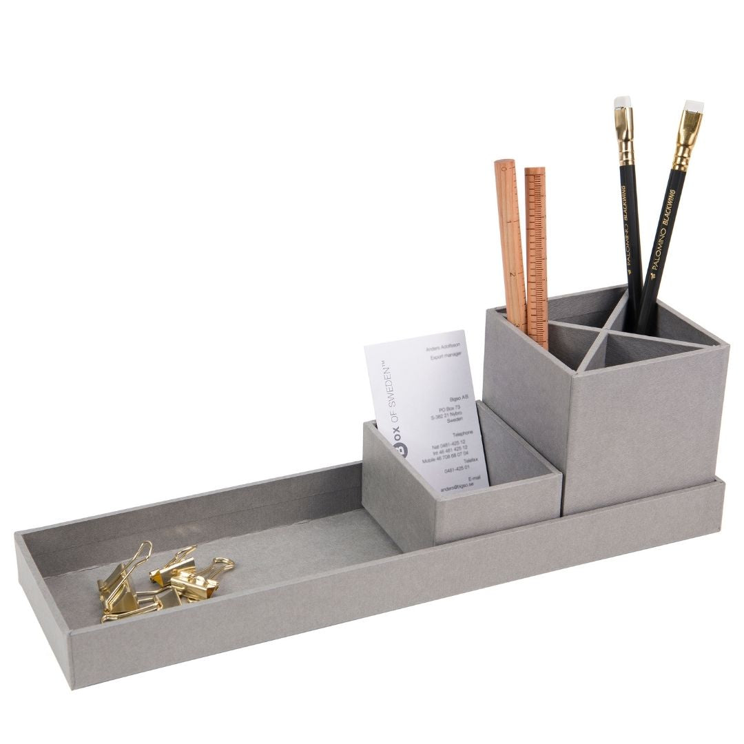 Organizador de Escritorio Bigso Box Papel Laminado