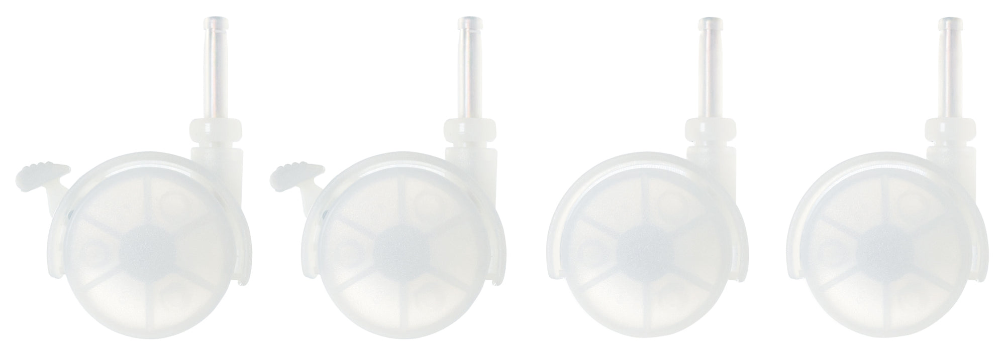 Set de 4 Ruedas Montables para Cajas