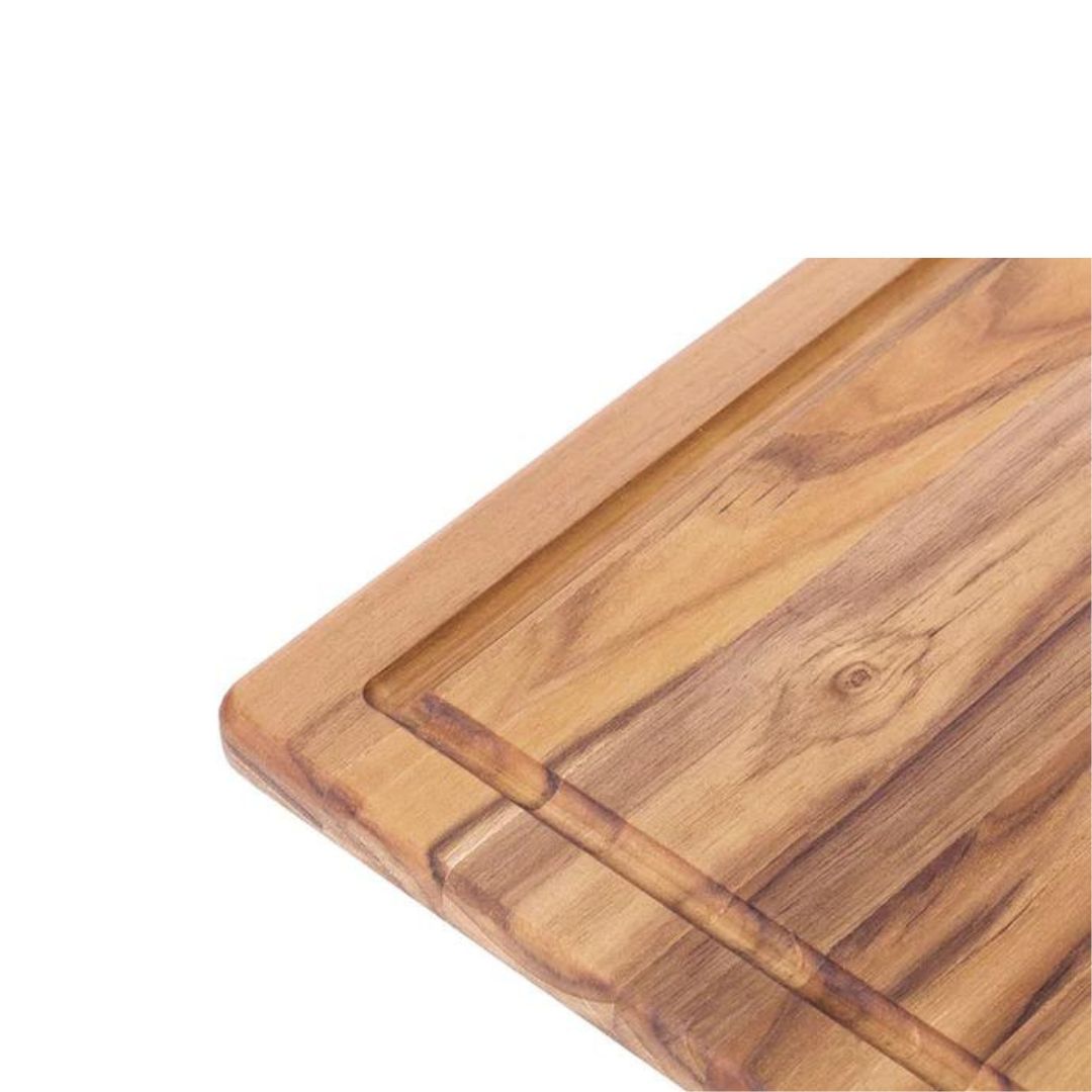 Tabla para Cortar de Madera TEAK 40,6 x 28 cm