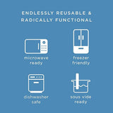 Bolsa para Guardar y Cocinar Alimentos Reutilizable de 450 ml Citrus