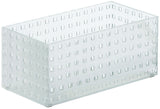Canasto Organizador. 28 x 14 cm. Transparente