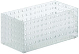 Canasto Organizador. 28 x 14 cm. Blanco