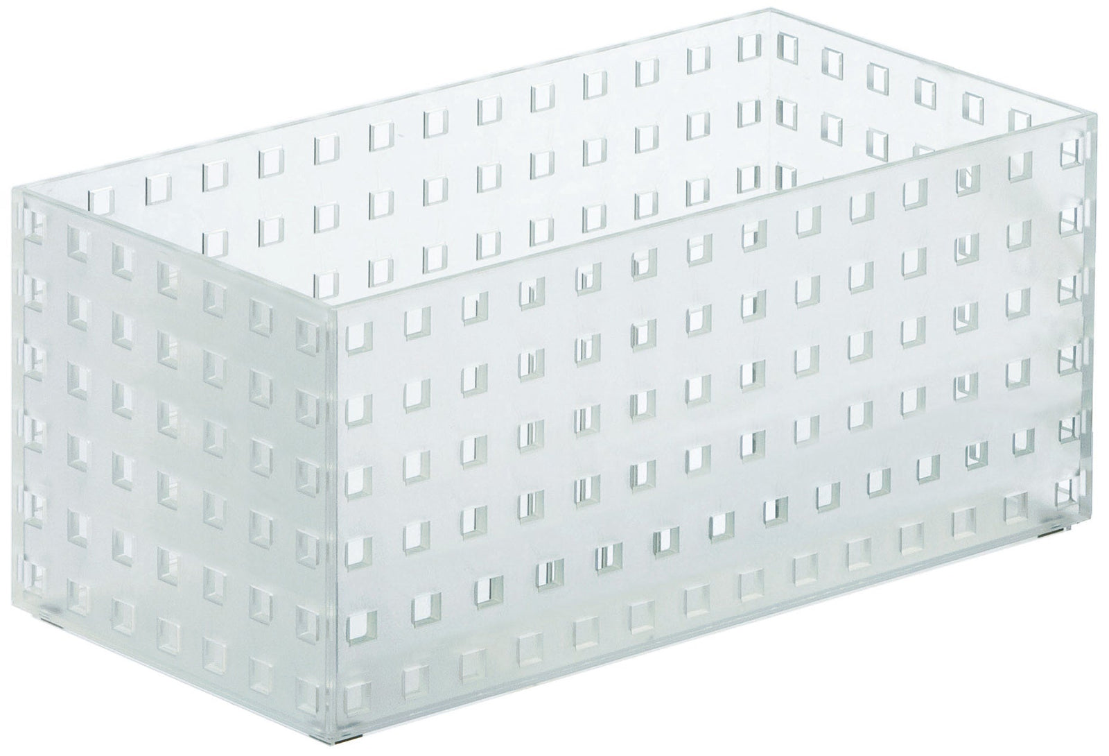 Canasto Organizador. 28 x 14 cm. Blanco