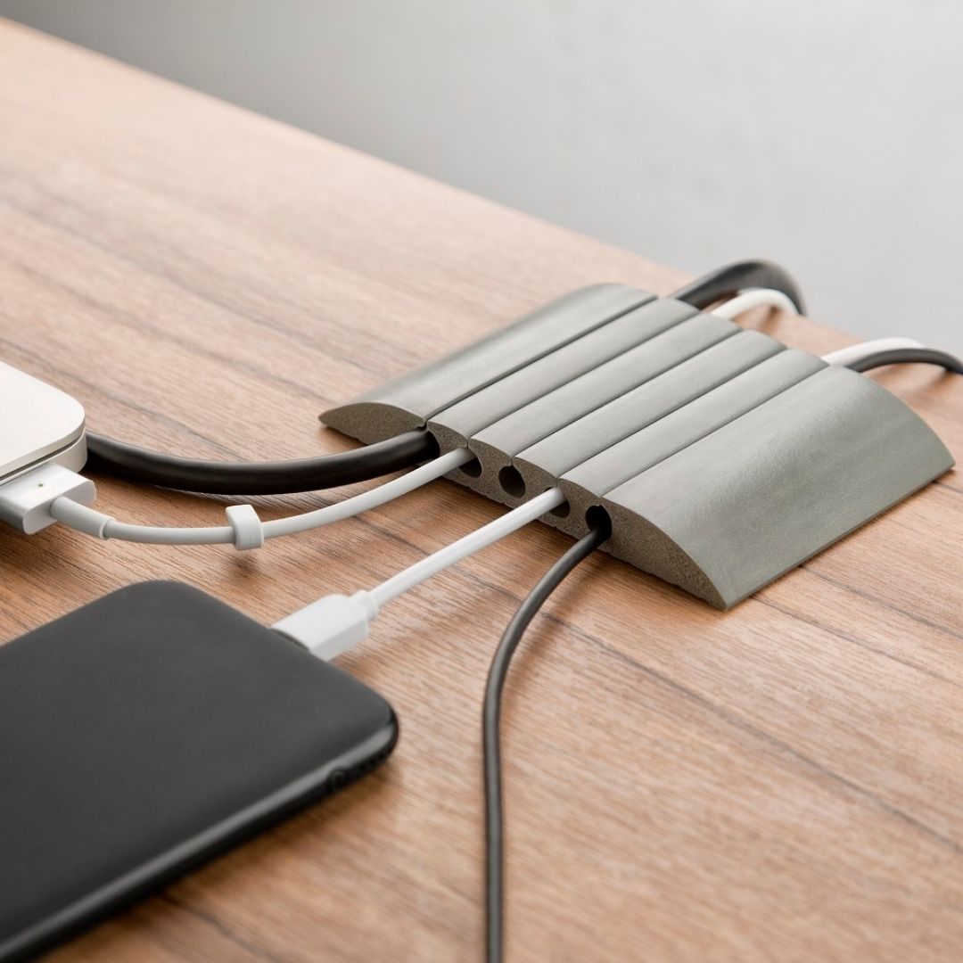 Organizador de 5 Cables para Escritorio