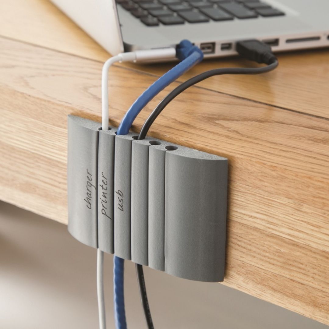 Organizador de 5 Cables para Escritorio