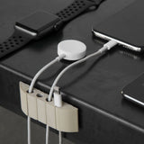 Organizador de 4 Cables para Escritorio, Pack 2 us.