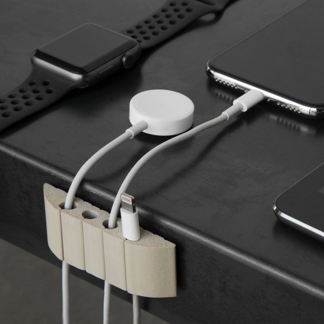 Organizador de 4 Cables para Escritorio, Pack 2 us.